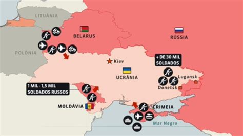 Rússia x Ucrânia veja onde Moscou tem tropas e aliados Mundo G1