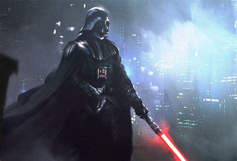 Star Wars, Darth Vader, Artwork, Digital Art, Lightsaber, Science ...