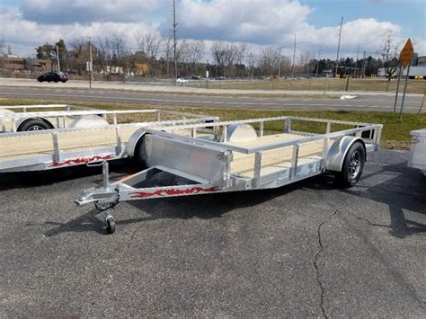 2019 7 X 14 Single Axle Aluminum Utility Trailer 5000 Lb Axle Cargo Hot Sex Picture