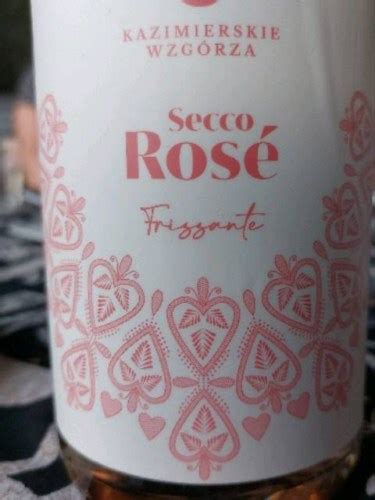 Kazimierskie Wzgórza Rosé Secco Frizzante Vivino France