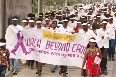 Walkathon To Raise Cancer Awareness Held At Marina Beach Mylapore Times