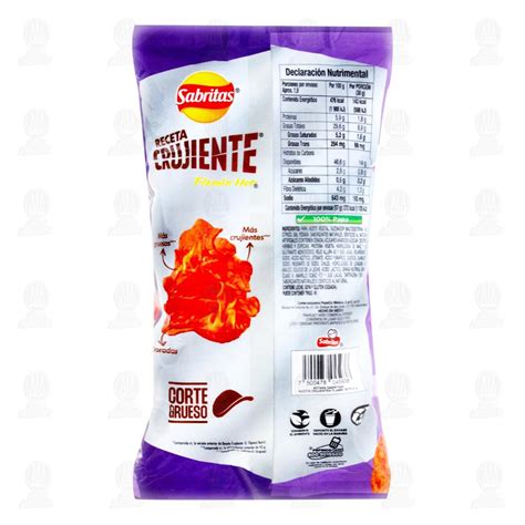 Papas Sabritas Receta Crujiente Flamin Hot 170 59 Off