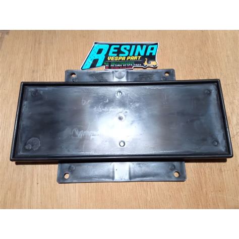 Jual Dudukan Plat No Belakang Vespa Super Sprint Ps Px Excel Hitam Dan