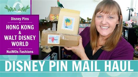 Disney Pin Mail Haul Nuimos Hong Kong Disneyland Walt Disney