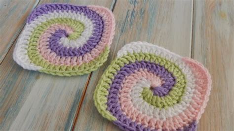 How To Crochet A Spiral Granny Square Step By Step Guide Easy Crafts