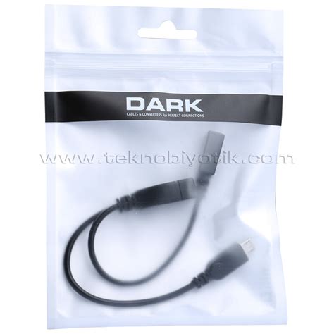 Dark Micro Usb Erkek Usb Di I Micro Usb Di I Otg Y Kablo Dk Cb