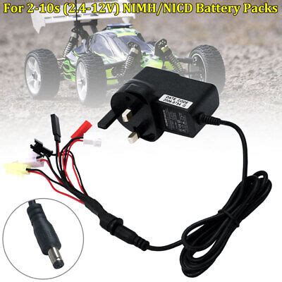 RC Cars Airsoft Battery Charger For 2 10s 7 2V 8 4V 9 6V NIMH NICD