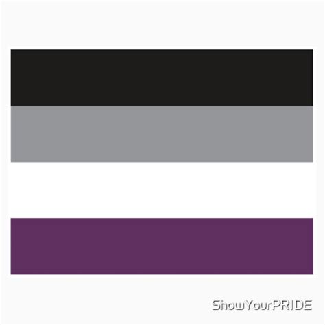 Asexual Pride Flag Stickers By Showyourpride Redbubble