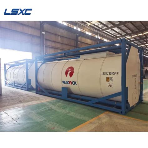 20FT Hydrochloric Acid Sulfuric Acid Chemical Liquid ISO Tank Container