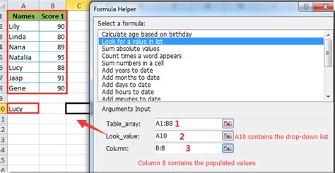 How To Auto Populate Other Cells When Selecting Values In Excel Drop