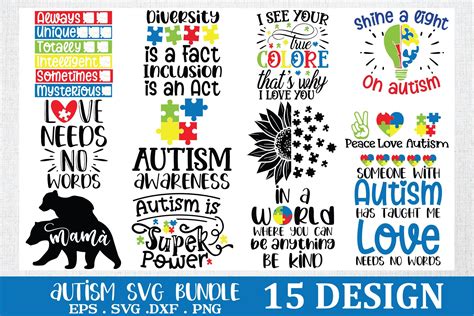 Autism Svg Bundle So Fontsy