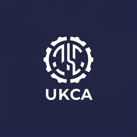 LOGO Design For UKCA Gear Symbol for Technology Industry | AI Logo Maker