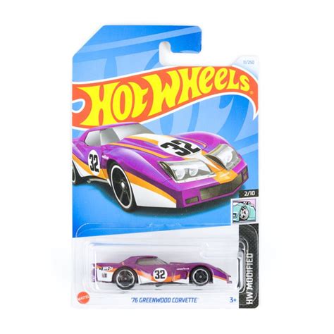 Машинка Hot Wheels игрушка 76 Greenwood Corvette C4982 HTB67 купить с доставкой по выгодным