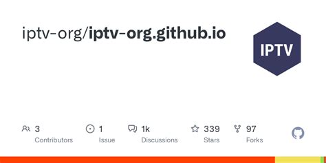 Issues Iptv Org Iptv Org Github Io GitHub