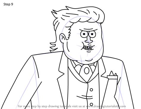 How To Draw Richard Buckner From Regular Show Regular Show Step By