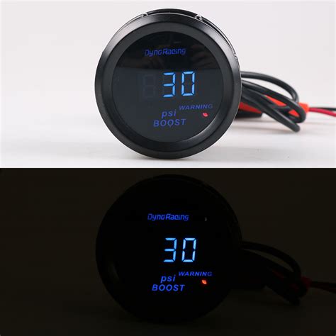 Dynoracing Mm Turbo Boost Gauge Psi Blue Digital Led Turbo