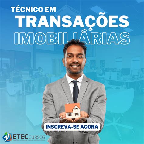 Curso T Cnico Em Transa Es Imobili Rias Etec Cursos