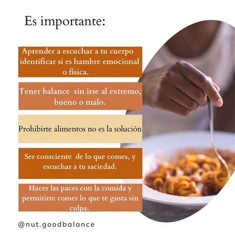 Mindfulness eating salud mental Alimentación consciente Escuchar tu