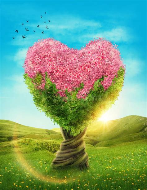 Heart Shaped Tree In The Meadow Affiliate Shaped Heart Meadow Tree Ad Fantasy