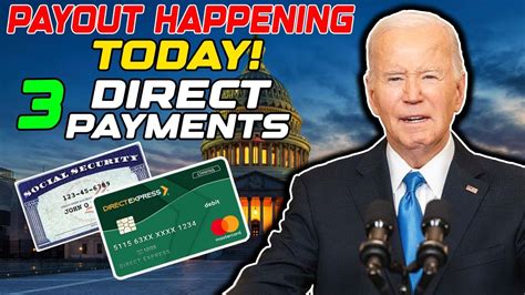 Sander S New Bill Signed Sending Out Direct Check Hitting Bank For