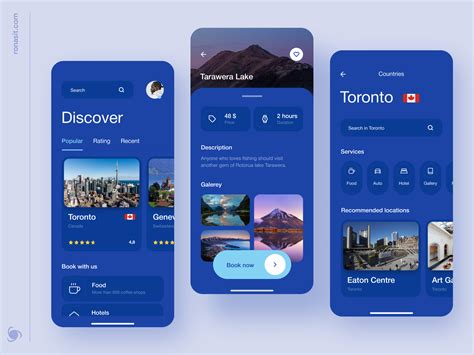 Travel Service Mobile App By Dmitry Lauretsky For Ronas It Uiux Team