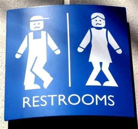 Creative Restroom Signs - Managed Visuals