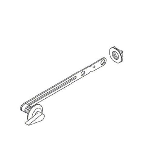 Kohler Toilet Tank Lever Assembly In Polished Chrome 85086 Cp The Home Depot