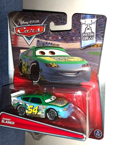 Disney Pixar Cars Piston Cup Johnny Blamer Faux Wheel Drive