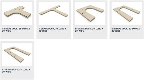 Dock Configurations - EZ Dock Marine Systems 