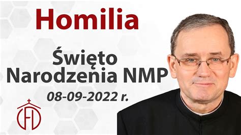 Wons Krzysztof SDS Homilia w święto Narodzenia NMP YouTube