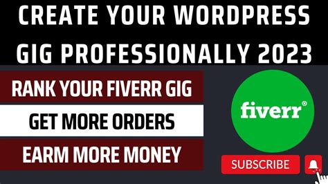 How To Create Wordpress Gig On Fiverr Top Selling Gig On Fiverr How