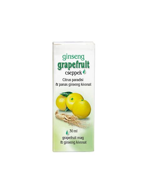 Grapefruit cseppek ginsenggel DR CHEN Prevenció Patika