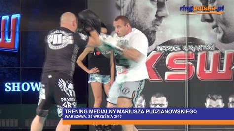 Mariusz Pudzianowski Sean Mccorkle Trening Medialny Pudziana Przed