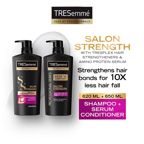 Bundle Of 2 Tresemme Salon Strength Shampoo 620ml 1x Serum Conditioner 650ml 1x Lazada