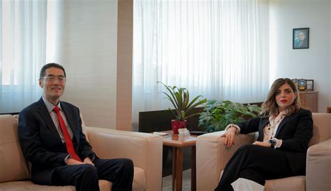 SRSG ZIADEH MEETS THE HEAD OF OFFICE OF THE PEOPLES REPUBLIC OF CHINA