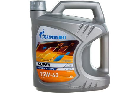 Масло Super 15W-40 4л Gazpromneft 253142147 - выгодная цена, отзывы ...