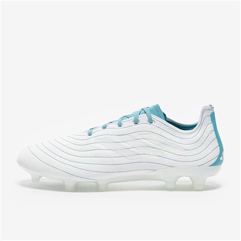 adidas Copa Pure.1 FG - White/GreyTwo/PrelovedBlue - Mens Boots