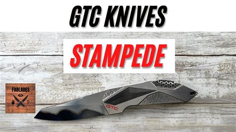 Gtc Stampede Integral Slt Custom Pocketknife Fablades Full Review