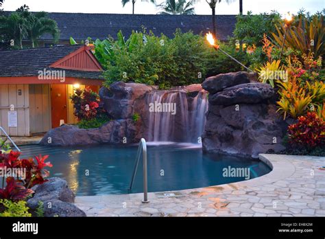 Kauai Coast Resort near Kapaa, Kauai, Hawaii, USA Stock Photo - Alamy