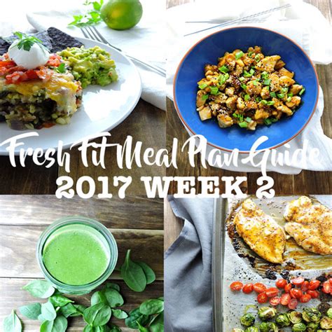 Fresh Fit Meal Plan Guide Week 2 - Fresh Fit Kitchen