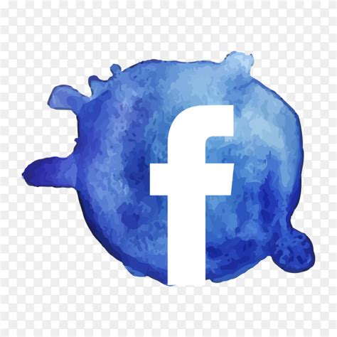 Facebook Logo Watercolor Spot Png Similar Png | The Best Porn Website