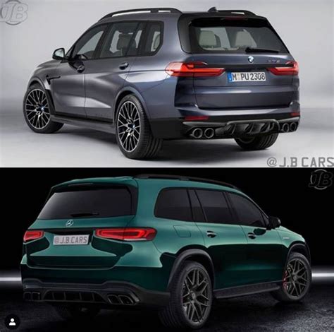 2021 Mercedes Amg Gls 63 Vs Bmw X7 M Big Super Suv Comparison Autoevolution