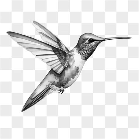 Download Hummingbird in Flight Sketches Online - Creative Fabrica