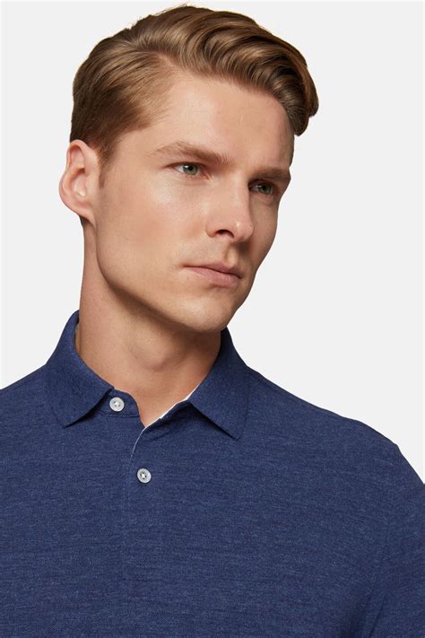 Mens Cotton Piqué Polo Shirt Boggi Milano