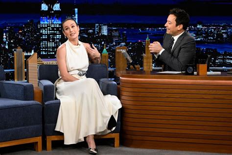 BRIE LARSON at Tonight Show Starring Jimmy Fallon in New York 11/10/2023 – HawtCelebs