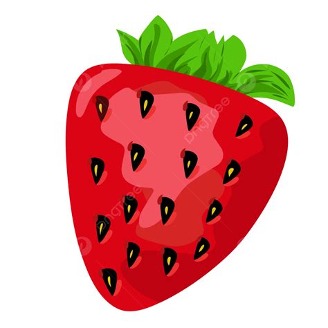 Diseño Gráfico Del Ejemplo Del Vector De La Fruta De La Fresa PNG