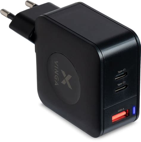 ᐉ Зарядное устройство Vinga GaN 65W PD+QC 2C1A ports (VCHG65) купить по ...