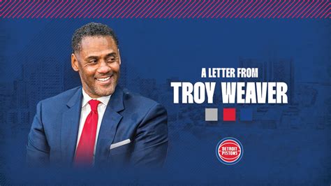 A Letter from Troy Weaver | NBA.com