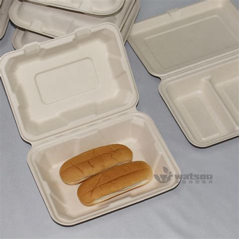 Watsonpak Plant Based Compostable Dinnerware Set Sugarcane Bagasse