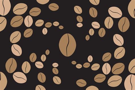 coffee pattern wallpaper background 4269263 Vector Art at Vecteezy